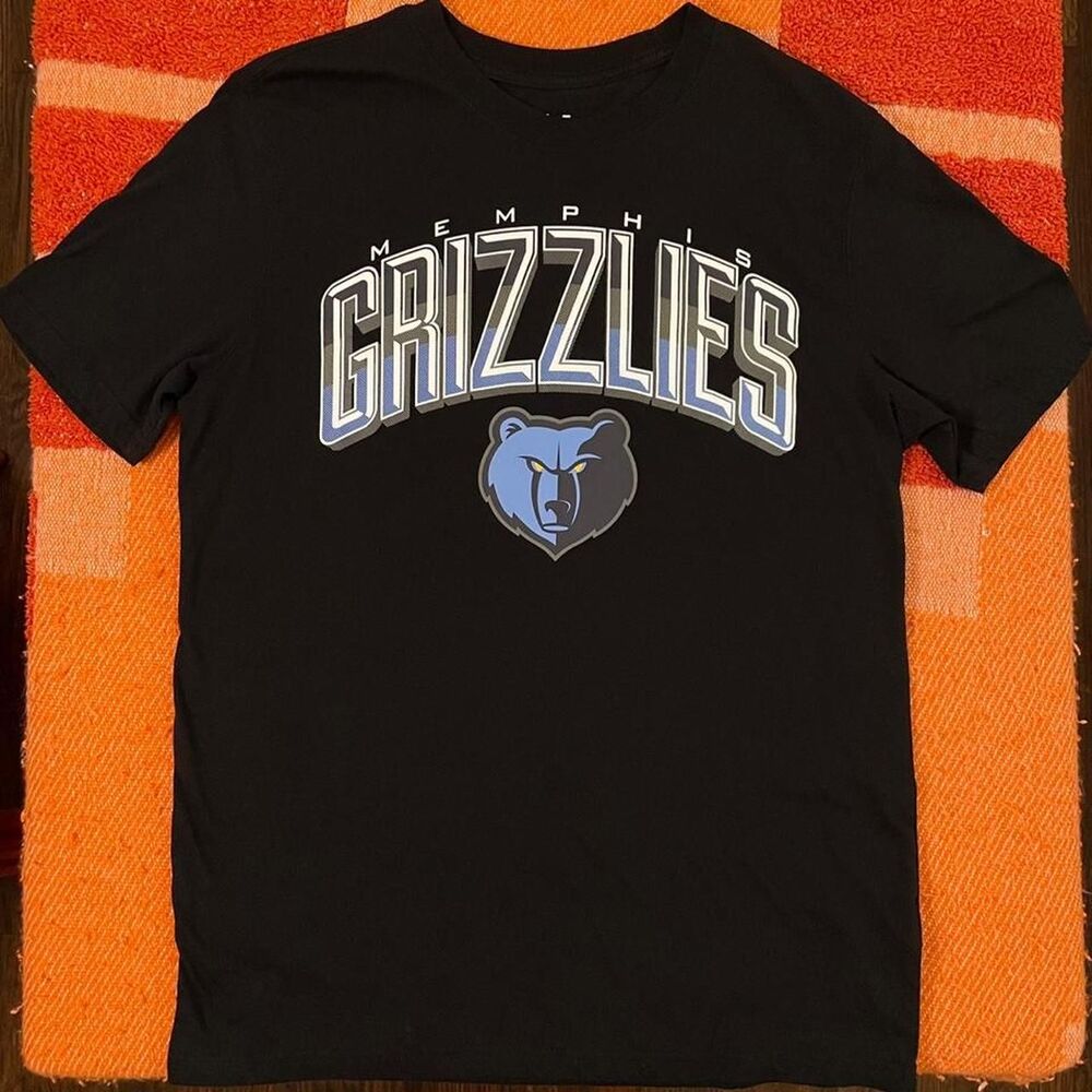 NBA Memphis Grizzlies Graphic T-Shirt Black Men's Medium